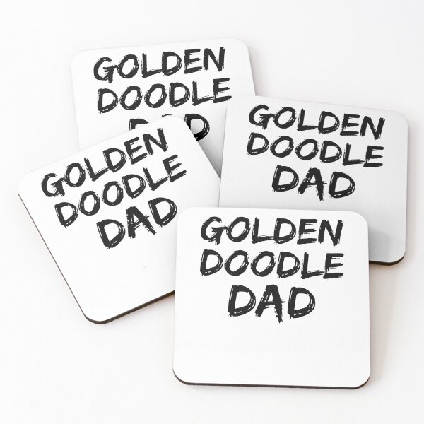 Artikelvorschau, Dog Lover Gift Golden Doodle Dad Father's Day Gift entworfen und verkauft von TNDesignStudio.