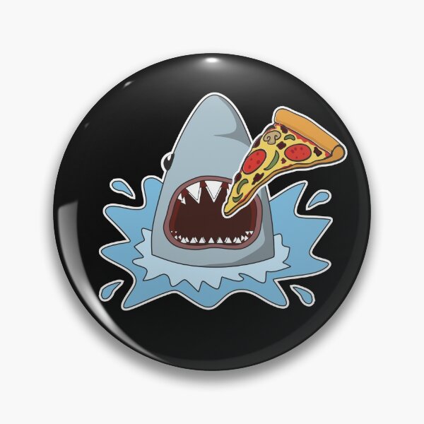 Item preview, Shark loves pizza too funny sharks lover gift cute  designed and sold by alenaz.