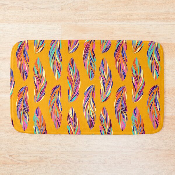 Item preview, EXOTIC BIRD FEATHERS 02, hot yellow designed and sold by Slanapotam.