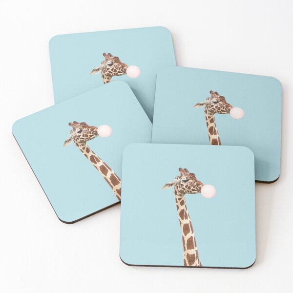 Item preview, Bubble gum giraffe in blue designed and sold by ESCAPZ.