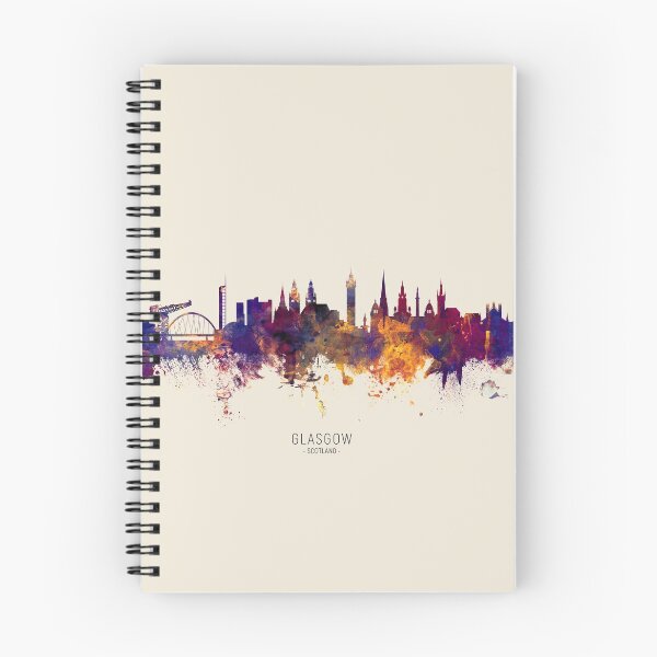 Item preview, Glasgow Scotland Skyline designed and sold by ArtPrints.