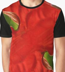 Red Geometry Graphic T-Shirt