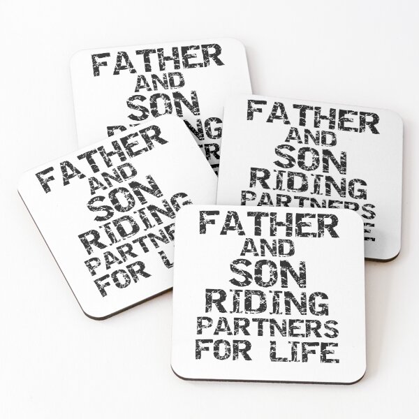 Artikelvorschau, Father and Son Riding Partners for Life Father's Day Gift entworfen und verkauft von TNDesignStudio.