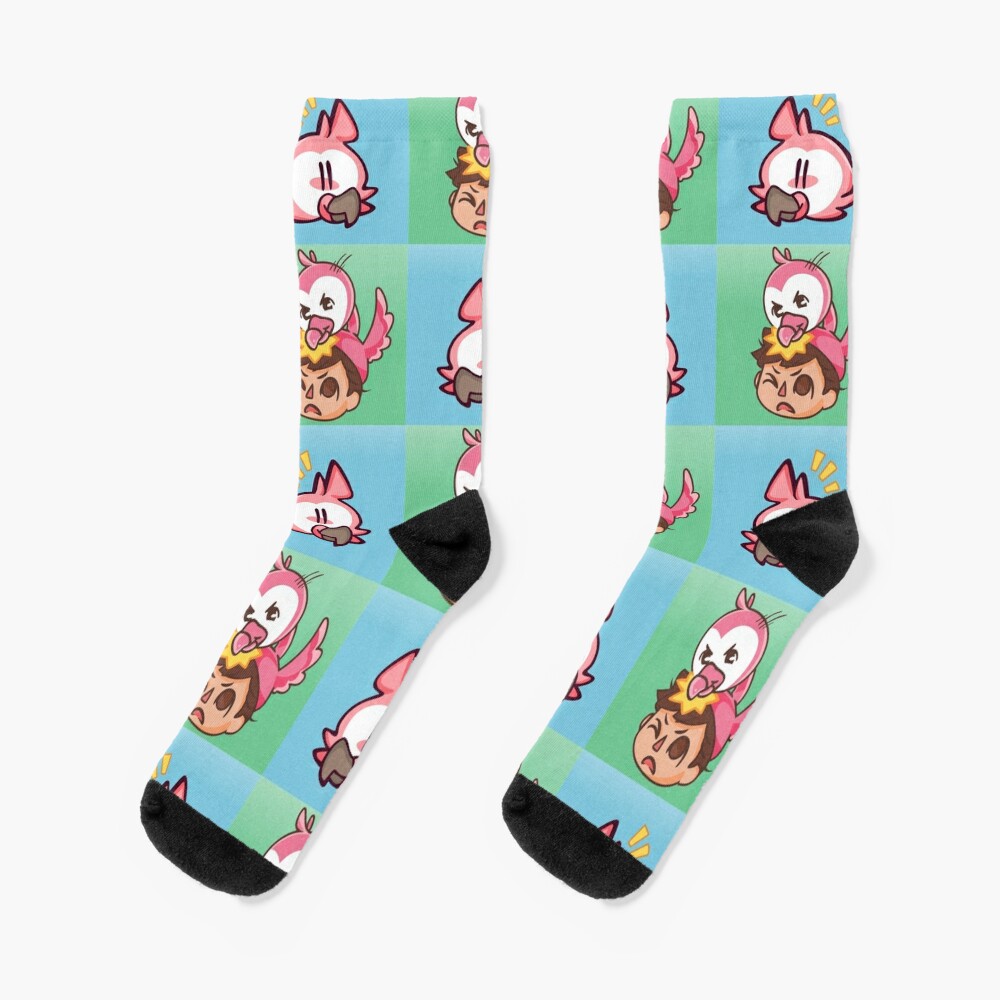 Albert Flamingo Birds Socks By Vinesbrenda Redbubble - flamingo roblox gear b