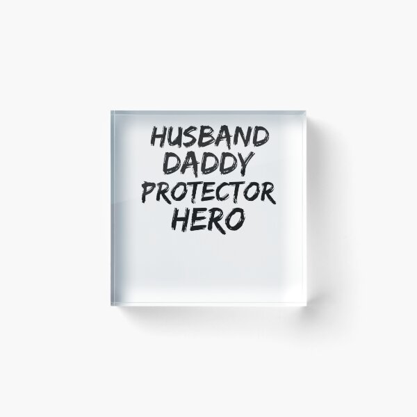 Artikelvorschau, Father Quote Husband Daddy Protector Hero Father's Day Gift entworfen und verkauft von TNDesignStudio.
