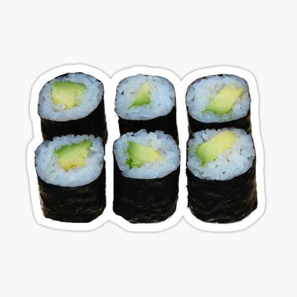 Vista previa del artículo con la obra «Avocado Sushi», diseñado y vendido por divineklarity.