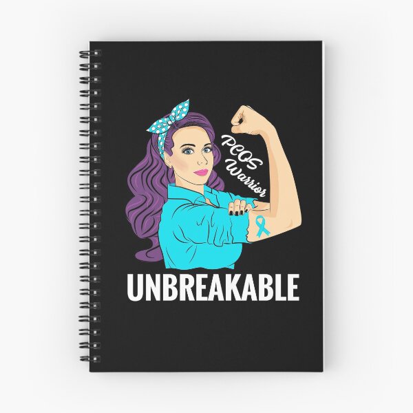 Item preview, PCOS Warrior Unbreakable Polycystic Ovary Syndrome Awareness designed and sold by ZNOVANNA.