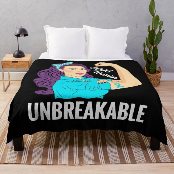 Item preview, PCOS Warrior Unbreakable Polycystic Ovary Syndrome Awareness designed and sold by ZNOVANNA.