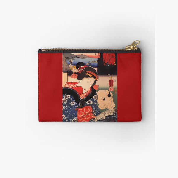 Item preview, Vintage Japanese Woman Reading with Cat designed and sold by simpsonvisuals.