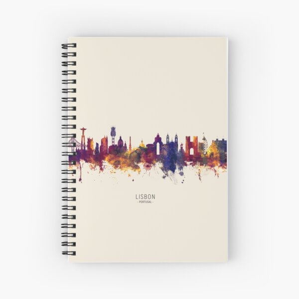 Aperçu de l'œuvre Lisbon Portugal Skyline créée et vendue par ArtPrints.