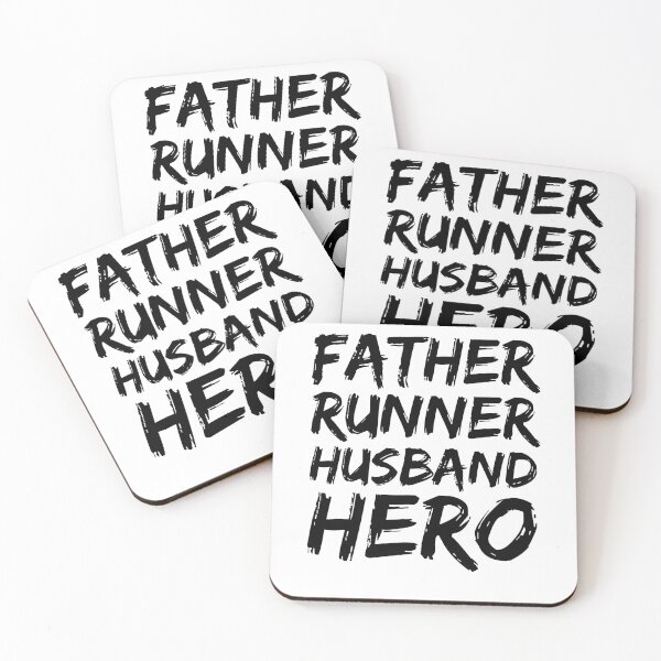Item preview, Father Runner Husband Hero Father's Day Gift designed and sold by TNDesignStudio.