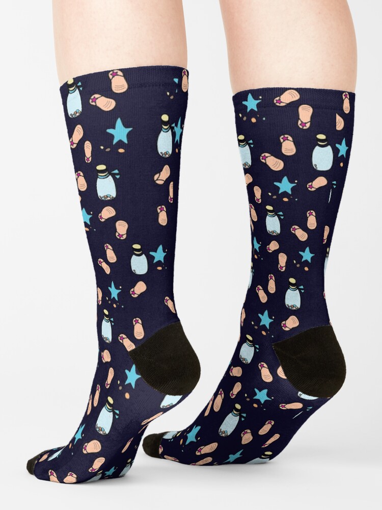 Alternate view of Okinawa Beach Pattern Socks