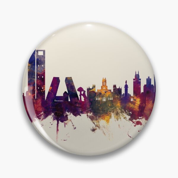 Item preview, Madrid Spain Skyline designed and sold by ArtPrints.