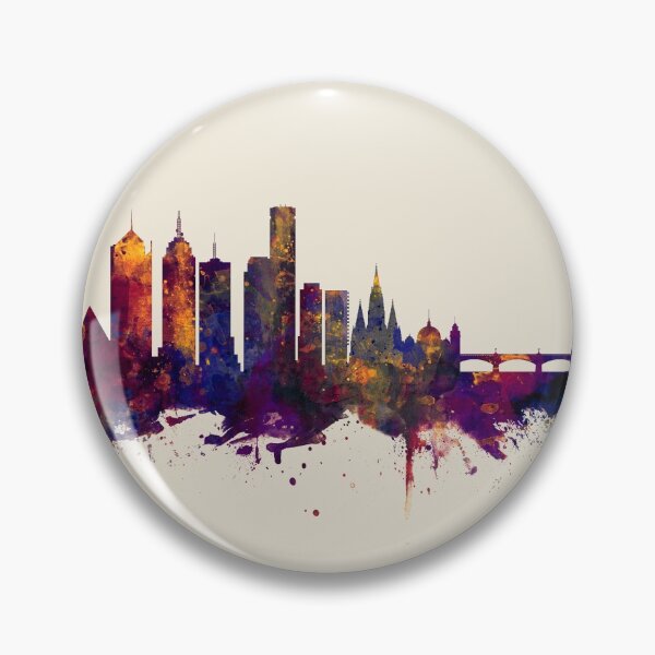 Item preview, Melbourne Australia Skyline designed and sold by ArtPrints.