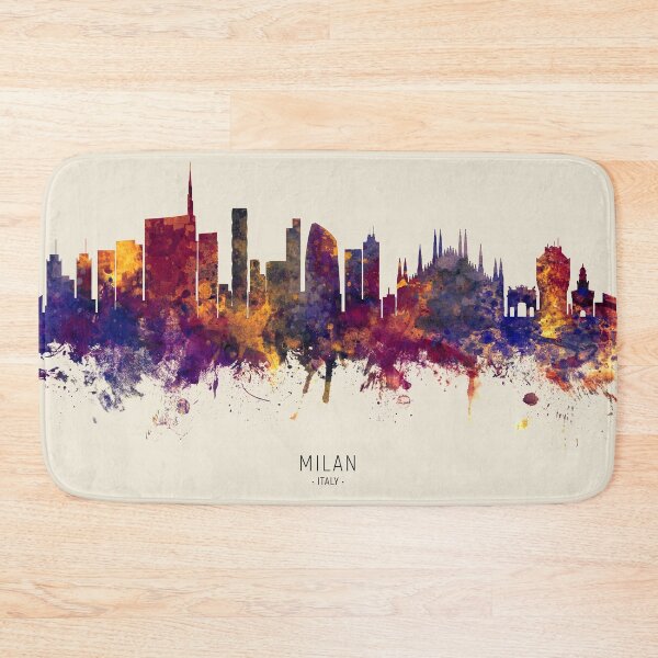 Item preview, Milan Italy Skyline designed and sold by ArtPrints.