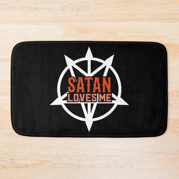 Item preview, Satan Loves Me Atheist Atheism Religion Satanist designed and sold by anziehend.