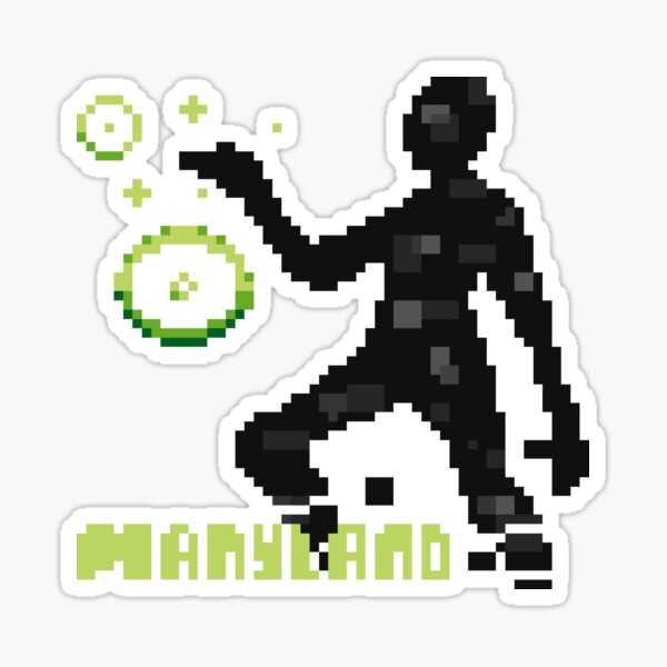 Manyland Universe Being by Lanapop Sticker