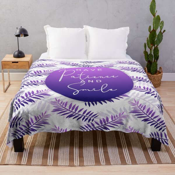 Item preview, Have Patience and Smile - violet designed and sold by Yesido.