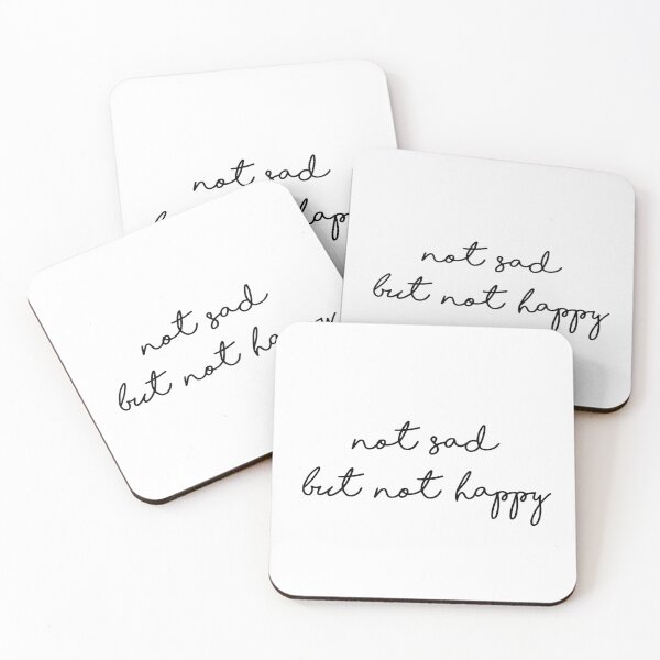 Item preview, Not sad but not happy designed and sold by chrismanubag.