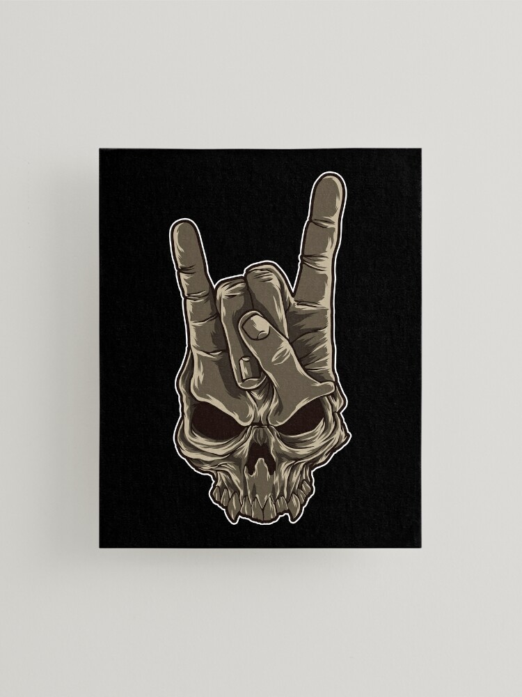 Rock and Roll / Devil sign 100% cashmere