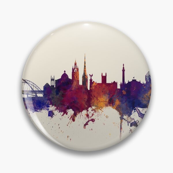 Artikelvorschau, Newcastle England Skyline entworfen und verkauft von ArtPrints.