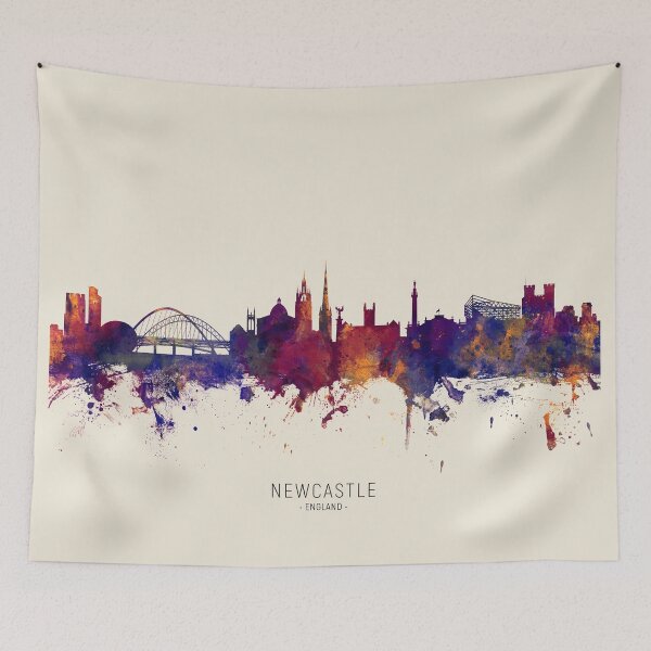 Artikelvorschau, Newcastle England Skyline entworfen und verkauft von ArtPrints.