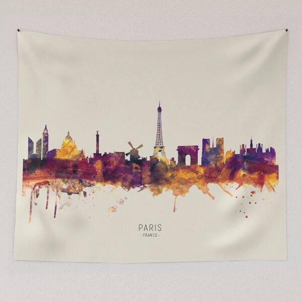 Item preview, Paris France Skyline designed and sold by ArtPrints.