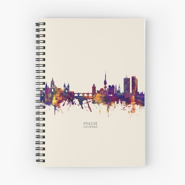 Item preview, Prague (Praha) Czech Republic Skyline designed and sold by ArtPrints.