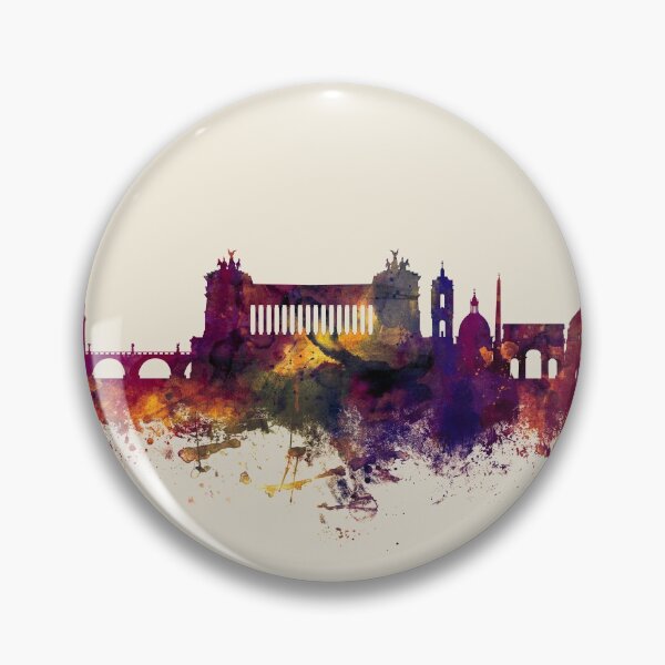 Artikelvorschau, Rome Italy Skyline entworfen und verkauft von ArtPrints.