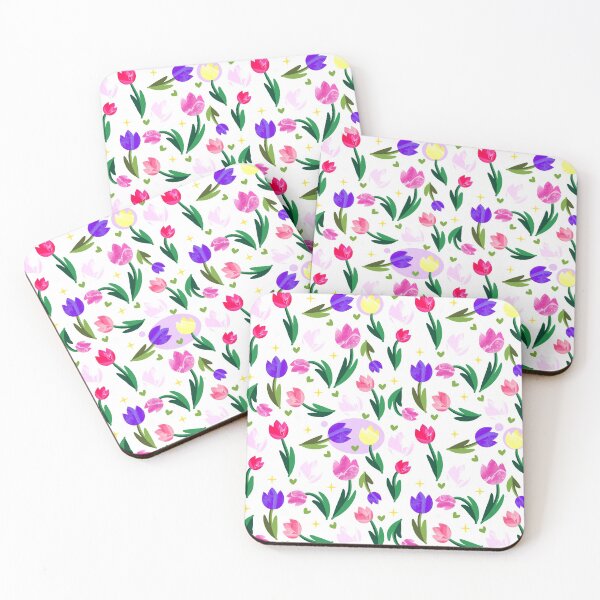 Item preview, Tulips pattern design floral designed and sold by AliensRich.