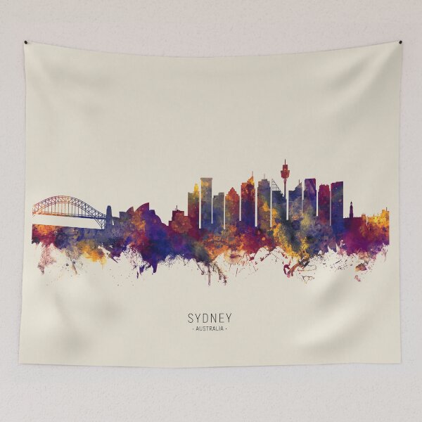Item preview, Sydney Australia Skyline designed and sold by ArtPrints.