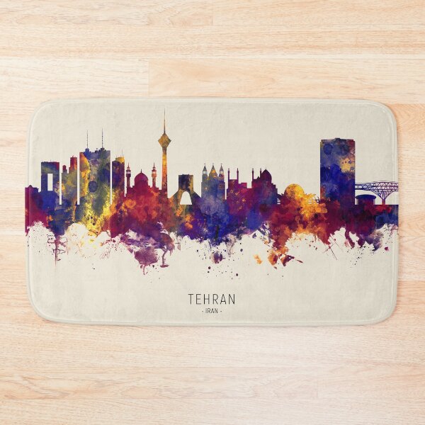 Item preview, Tehran Iran Skyline designed and sold by ArtPrints.