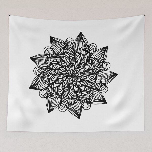 Item preview, Creative symmetrical flower mandala GC-002 designed and sold by GraphicCharms.