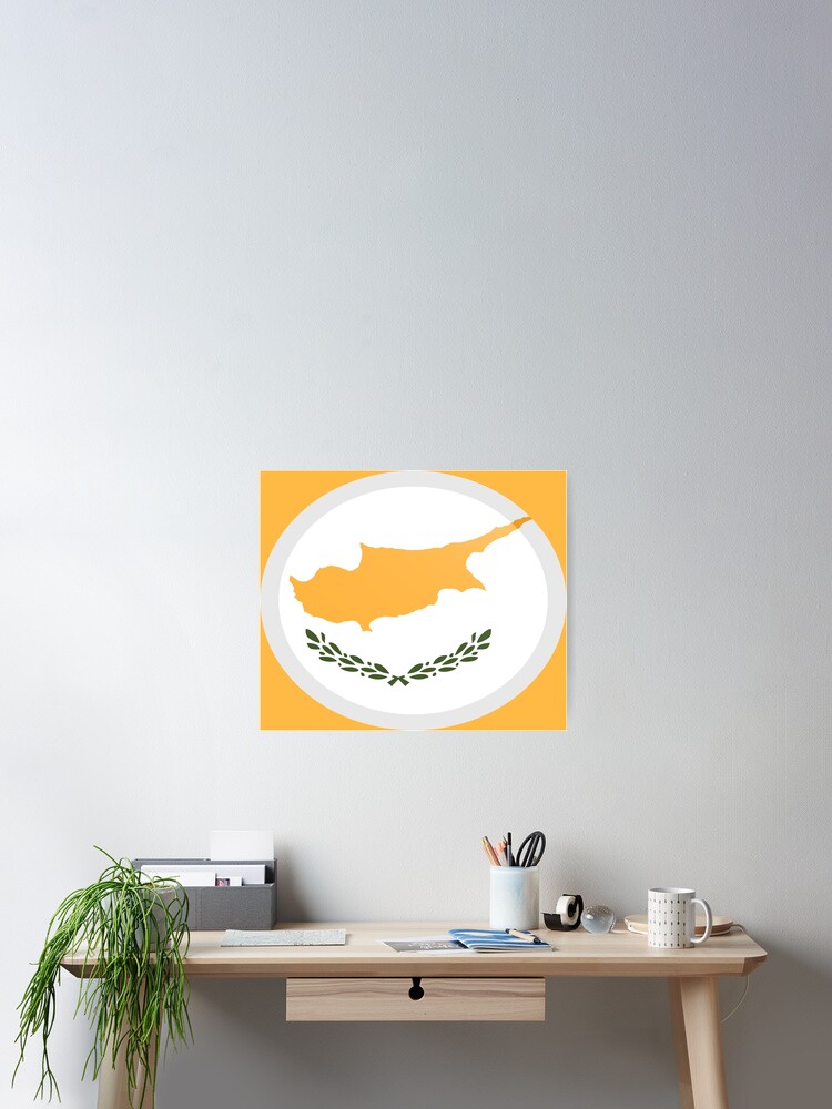 Thumbnail 2 of 3, Poster, Cyprus designed and sold by solostsofaded.