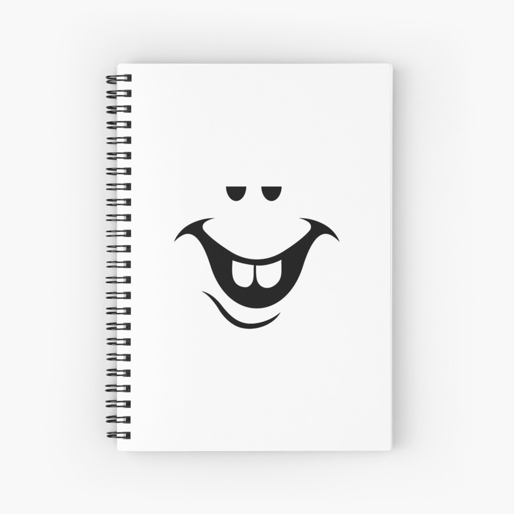 Chill Face Roblox Spiral Notebook By Vinesbrenda Redbubble - roblox chill face emoticon