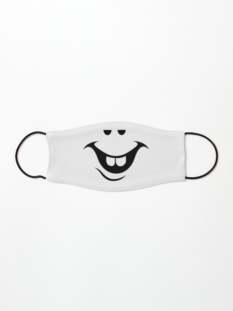 Chill Face Roblox Mask By Vinesbrenda Redbubble - how to draw a smiley face roblox