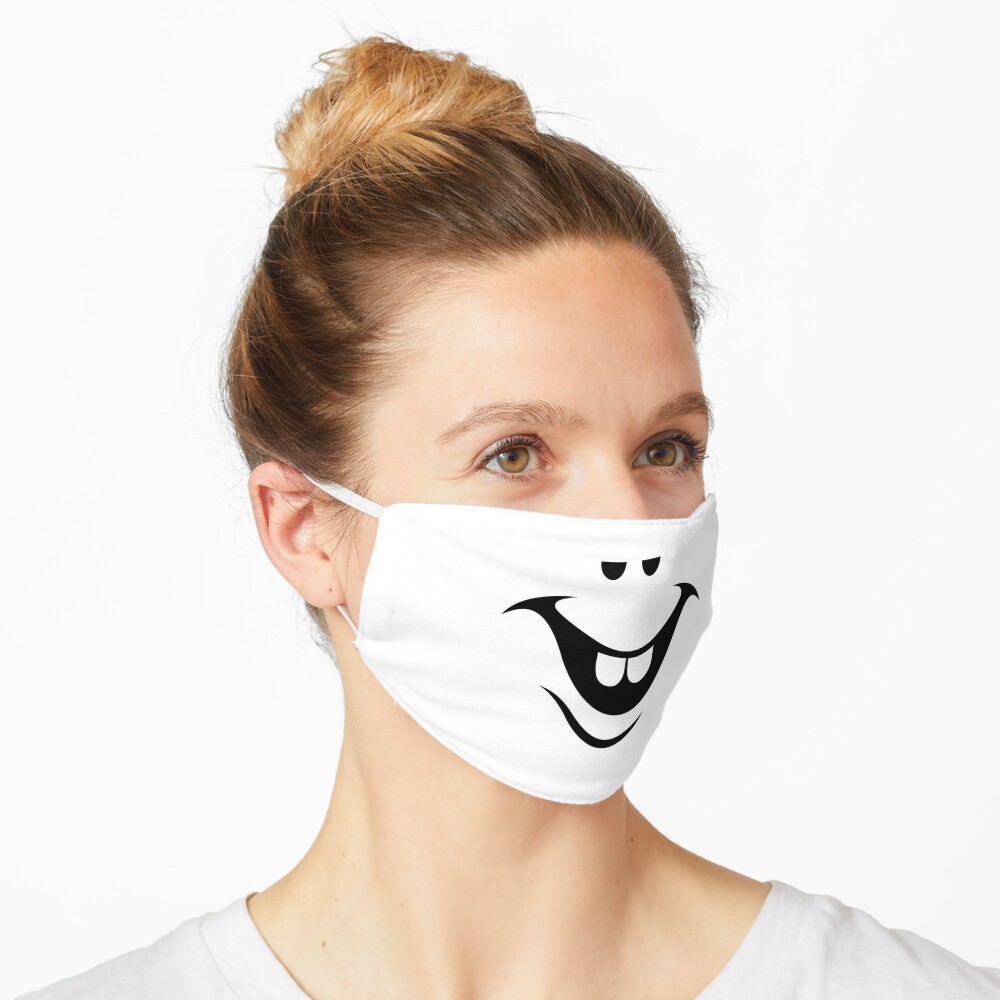 Chill Face Roblox Mask By Vinesbrenda Redbubble - heart face mask roblox