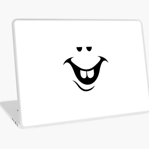 Chill Face Roblox Laptop Skin By Vinesbrenda Redbubble - if the roblox chill face had skin