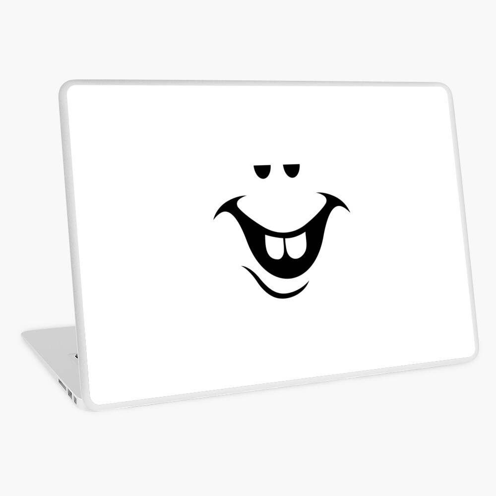 Chill Face Roblox Laptop Skin By Vinesbrenda Redbubble - roblox chill face decal