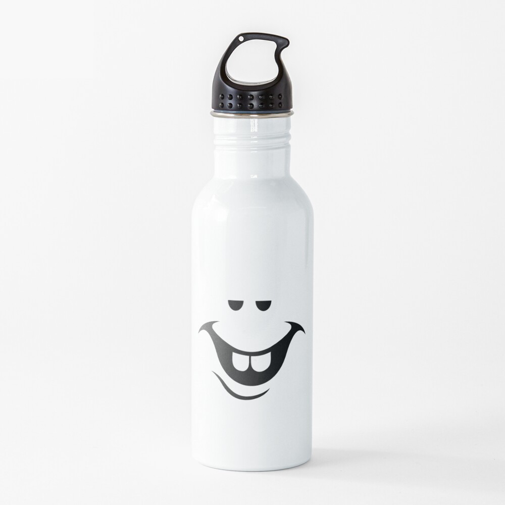 Chill Face Roblox Water Bottle By Vinesbrenda Redbubble - chill face in roblox