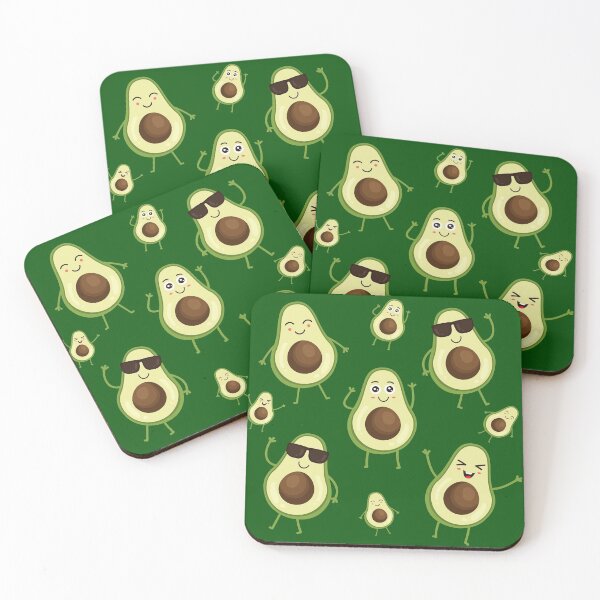 Item preview, Cute Avocado Pattern designed and sold by SoccaTamam.