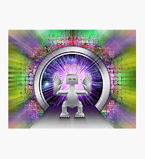 Robot Space Traveler Photographic Print
