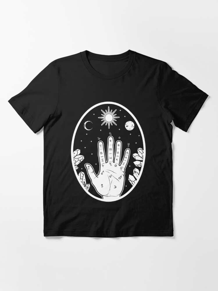 Thumbnail 2 of 7, Essential T-Shirt, Palm Reader designed and sold by Natasha Sines.