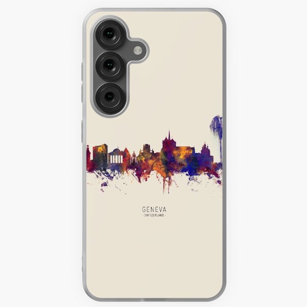 Item preview, Geneva Switzerland Skyline designed and sold by ArtPrints.