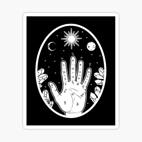 Palm Reader Sticker