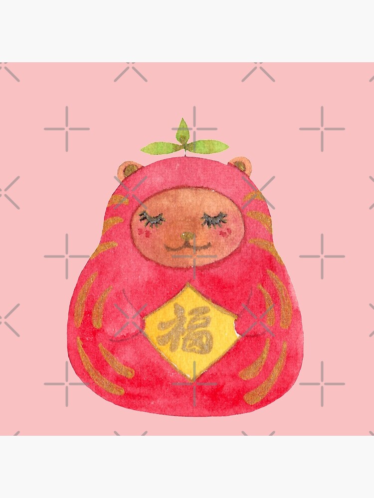 Kuma Daruma - Goodluck Bear by whya