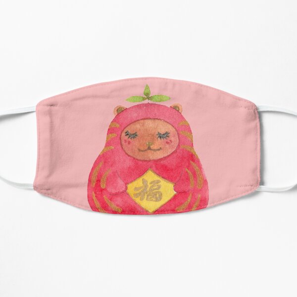 Kuma Daruma - Goodluck Bear Flat Mask