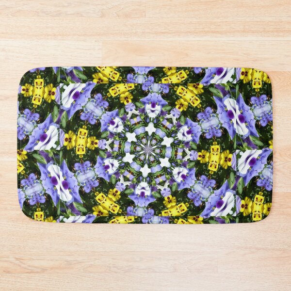 Item preview, Purple pansy garden mandala. designed and sold by MarilynBaldey7.