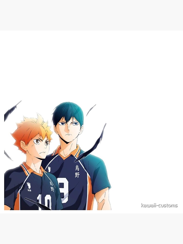 haikyuu hinata and kageyama" Art Board Print for Sale by kawaii-customs