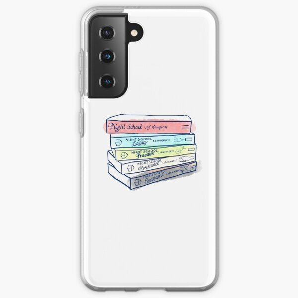 Night School Book Stack Samsung Galaxy Soft Case